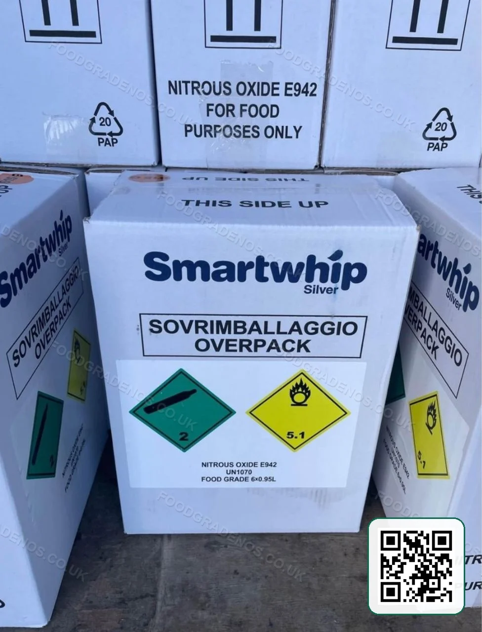 Smartwhip Silver 640g Food-Grade Cylinder - Image 2